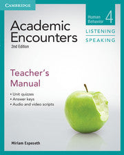 Academic Encounters : Human Behaviour : Listening and Speaking : Teacher's Manual