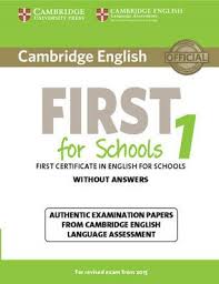 Cambridge English First 1 for Schools : Student's Book without Answers