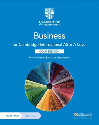 Cambridge International AS and A Level Business Coursebook + Digital Access 2 Years