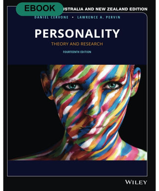 Personality : Theory and Research : ANZ : E-Text