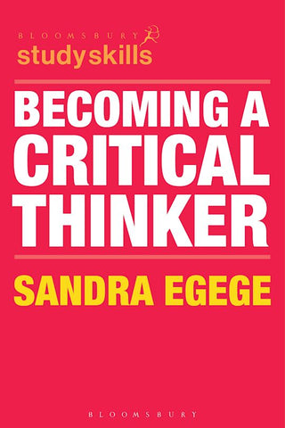 Becoming a Critical Thinker : Macmillan Study Skills