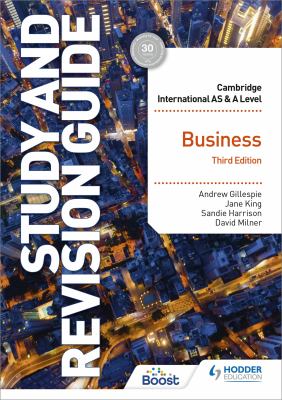 Cambridge International AS and A Level Business Study and Revision Guide