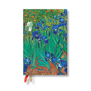 Van Gogh-s Irises : Mini 12 Month Horizontal Hardback Diary 2025