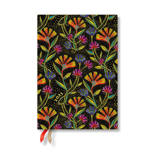 Wild Flowers Playful Creations : Midi 12 Month Day at a time Flexi Diary 2025