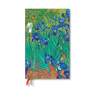 Van Gogh-s Irises : Maxi 12 Month Horizontal Flexi Diary 2025