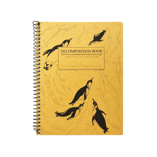 Decomposition Spiral Notebook Large Ruled King Penguins