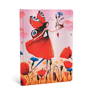 Poppy Field : Midi Lined Journal