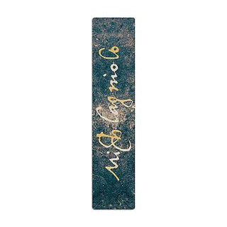 Michelangelo Handwriting : Embellished Manuscripts Collection : Bookmark