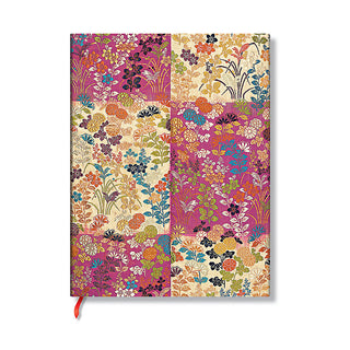 Kara-ori Pink Japanese Kimono : Midi Lined Flexi Journal