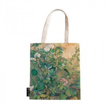 Cezanne's Terracotta Pots and Flowers : Canvas Tote Bag