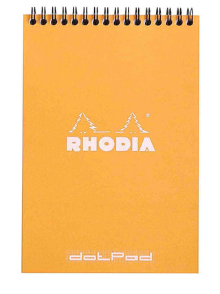 PAD BLOC RHODIA WIRO A5 DOT ORANGE