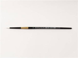 Paint Brush Taklon Round White #3 S1008R