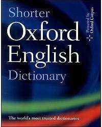 Shorter Oxford English Dictionary : 2 Volume Set