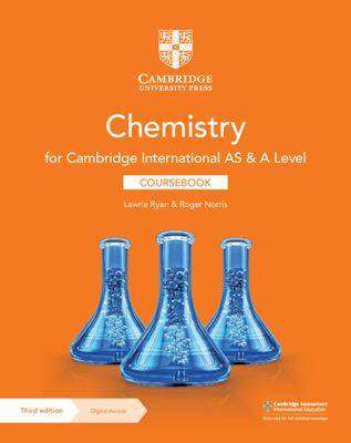 Cambridge International AS and A Level Chemistry Coursebook + Digital Access 2 Years