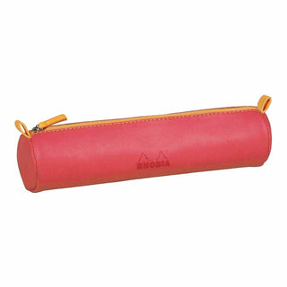 PENCIL CASE RHODIARAMA ROUND CORAL