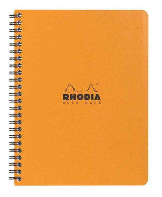 NOTEBOOK RHODIA CLASSIC WIRO A5 LINED ORANGE