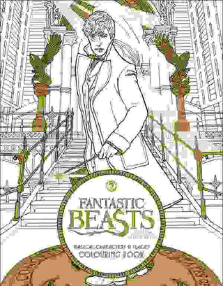 Fantastic Beasts and Where to Find Them : Magical Characters and Places Colouring Book