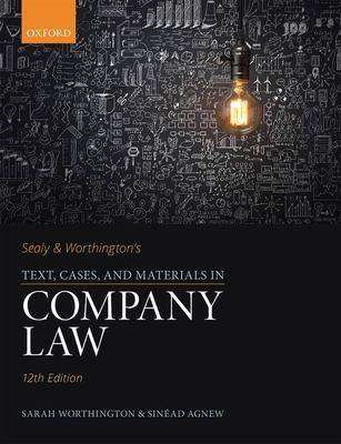 Sealy and Worthington-s Text Cases and Materials in Company Law