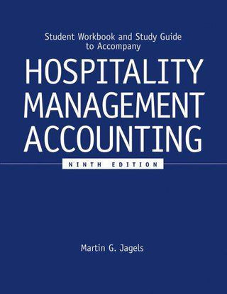 Hospitality Management Accounting Workbook