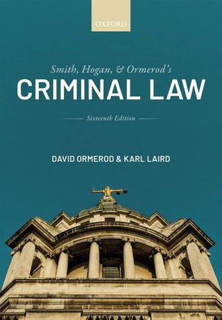 Smith Hogan and Ormerod's Criminal Law