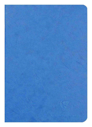 NOTEBOOK CLAIREFONTAINE STAPLED A5 BLANK BLUE