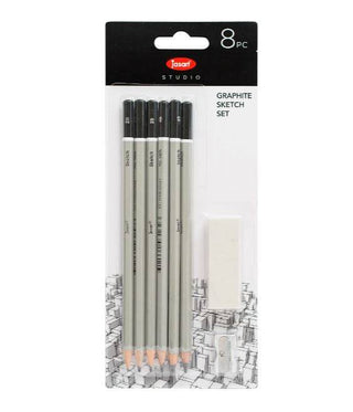 SKETCH SET JASART GRAPHITE 8 PIECE