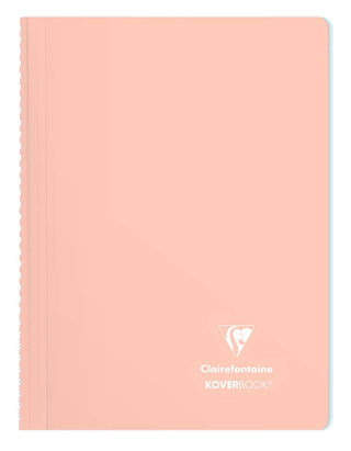 NOTEBOOK CLAIREFONTAINE KOVERBOOK A4 LINED CORAL