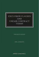 Exclusion Clauses and Unfair Contract Terms