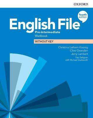 English File 4th Edition : Pre-intermediate Workbook Without Key