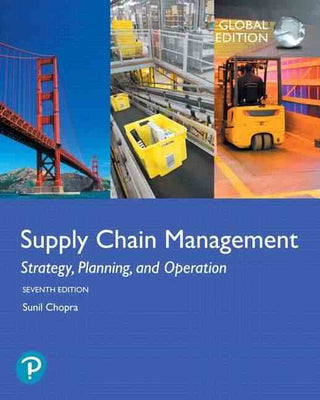 Supply Chain Management : Strategy Planning and Operation : Global Edition