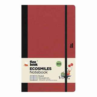 Notebook Flexbook Ecosmiles Medium Ruled Cherry