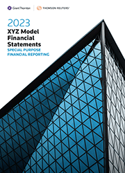 XYZ Model Financial Statements : Special Purpose Financial Report 2023