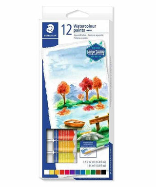 Paint Staedtler Watercolour 12 x 12ml Tubes