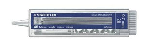 PENCIL LEADS STAEDTLER MARS MICRO 0.7MM 2B 40 PACK