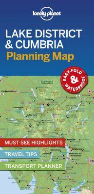 Lonely Planet Lake District and Cumbria Planning Map