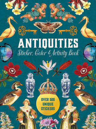 Antiquities Sticker, Color and Activity Book : Over 500 Unique Stickers