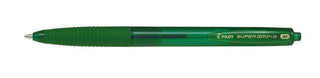 PEN PILOT SUPER GRIP G RETRACTABLE MEDIUM GREEN