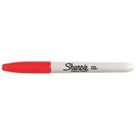 MARKER SHARPIE FINE RED