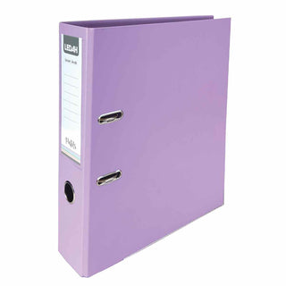 LEVER ARCH FILE LEDAH PASTELS A4 PURPLE