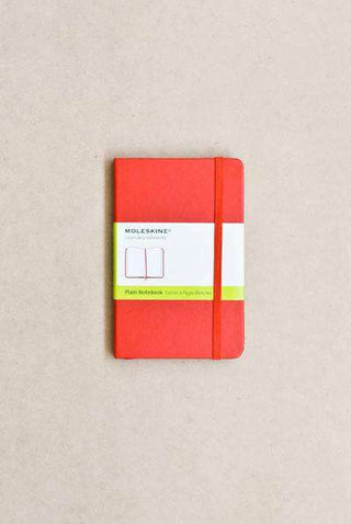 JOURNAL MOLESKINE CLASSIC HC POCKET PLAIN SCARLET RED