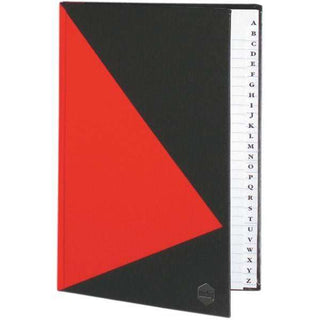 Notebook Marbig A5 Hard Cover A-Z Index