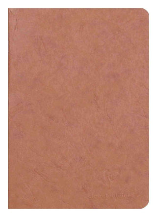 NOTEBOOK CLAIREFONTAINE STAPLED A5 BLANK TOBACCO