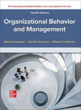 Organizational Behavior and Management