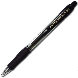 PEN PILOT SUPER GRIP MEDIUM BLACK