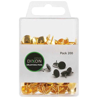 Drawing Pins Dixon Brass 200 Pack