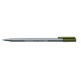 PEN STAEDTLER TRIPLUS FINELINER OLIVE GREEN