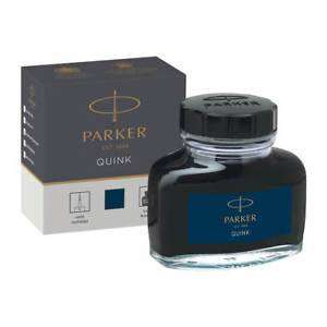 INK PARKER QUINK 57ML BOTTLE BLUE BLACK