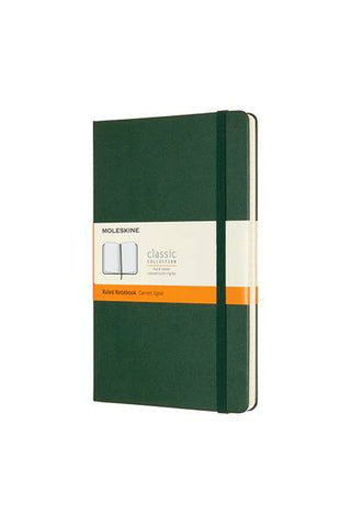 JOURNAL MOLESKINE CLASSIC HC LARGE RULED MYRTLE GREEN