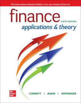 Finance : Applications and Theory