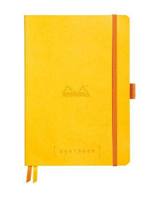 NOTEBOOK RHODIARAMA GOALBOOK A5 DOT DAFFODIL